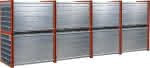 Wabenregal RWR-16/6,1000x1000x6000 16 Fächer,RAL 2004