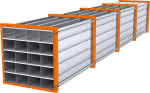 Wabenregal RWR-20/6,1000x1000x6000 20 Fächer,RAL 2004