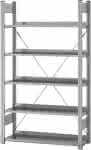 Grundregal zerlegt,HZG 17310 EX, 5 Böden,1750x300x1000mm - verzinkt