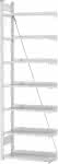 Anbauregal zerlegt,HKA 23307 EX, 7 Böden,2350x300x750mm - lichtgrau