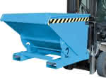 BAUER Kippbehälter EXPO,0,6m³ Abrollsystem B1070-,xT1260xH835mm Tragkr. 10-