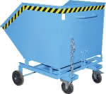 BAUER Kastenwagen KW-ET,1000 Inhalt 1000l,lackiert RAL5012