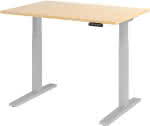 Schreibtisch XMKA12,120 x 80 cm,Ahorn, 25 mm dick - ABS-Dickkante