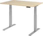 Schreibtisch XDKB12,120 x 80 cm,Eiche, 25 mm dick - ABS-Dickkante