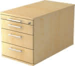 Rollcontainer TC30,42,8x80x51,2 cm Ahorn