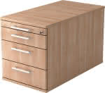 Rollcontainer TC30,42,8x80x51,2 cm Nussbaum