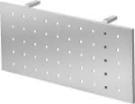 Sichtblende RSI08,für 80er Tisch,Silber