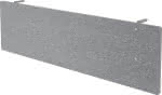 Sichtblende SIA18,für 180er Tisch,grau-meliert, Filzoptik