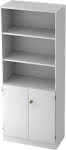 Regal Türen 6770SG,weiß / weiß, 80x42x200