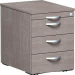 Rollcontainer,3 Kunststoff-SF,438x600x565mm Onyx/Onyx