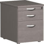 Rollcontainer,1Kunstsoff-SF. + HR,438x600x565mm Onyx/Onyx