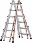 Teleskopleiter,4x6 Sprossen AH 6,70m