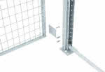 Befestigungsset,für Rückwandgitter,LA 175 mm verzinkt - Meta MULTIPAL