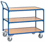 Tischwagen,2750 300kg,3 Böden 850x500mm fetra