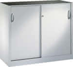 C+P Schiebetürenschrank,Acurado B1200xT400xH1000-,mm RAL7035 Art.-Nr.