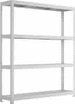 META Weitspannregal SPEE-,D-RACK B1700xT600xH2970mm,4 Stahlpaneele Fachlast