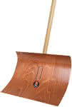 Schneeräumer Pressholz,mit Stiel 55 cm breit,Ideal