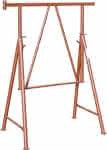 Stahlr.-Gerüstbock lack.,B 1200mm, H 1,20 - 1,95 m,müba