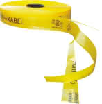 Trassen-Warnband 250 m,T-Kabel Sollbruchstellen,gelb