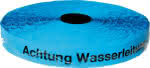 Ortungsband 250m,Achtung Wasserleitung,blau