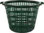 Gartenkorb 50 kg, grün,,rund