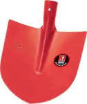 Frankfurter Schaufel Gr.5,rot, gehärtet, o. Stiel,Ideal