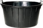 Spezialkübel oval,,schwarz 90 L