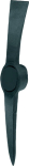 Kreuzhacke Stahl,schwarz lackiert 3,0 kg,Ideal