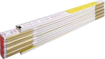 Gliedermaßstab Buche,2mx16mm weiß-gelb,Typ 617 - Stabila