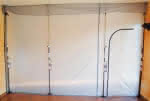 Staubschutzwand,,310 x 310 cm