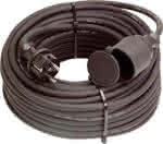 Gummi-Kabelverlängerung,50m, IP44, H07RN-F3G1,5