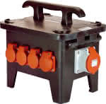Baustellen-Stromverteiler,M1 400V aus Vollgummi