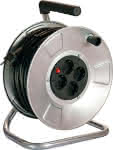 Metall-Kabeltrommel 50m,,IP20, H05RR-F3G1,5