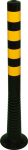 Flexipfosten 1000mm,,Ø 80mm, schwarz