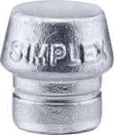 Schonhammerkopf SIMPLEX,Aluminium 80mm,HALDER