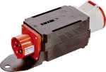 Adapter MIXO mit Phasenw.,16A Phasenw. auf 32A Dose