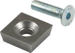 HM Ersatzwendeplatten,16x16mm m. Schrauben