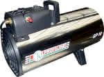 Gas-Heizgebläse 11-18kW,regelbar Edelstahl