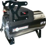 Gas-Heizgebläse 15-31,4kW,regelbar Edelstahl