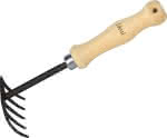 IDEAL-Handrechen,Buchenstiel 15,5 cm