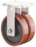 Dopp-Bockr.200mm S110.C10 Platte,Polyure Guss,KL S110.C10.200