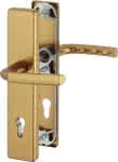 HOPPE SI-Drückergarnitur,1117/2221A/2440 LS eck.,12mm ES0/PZ 92/10 F4 TS