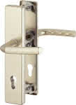 HOPPE SI-Drückergarnitur,1117/2221A/2440 LS eck.,12mm ES0/PZ 92/10 F2 TS