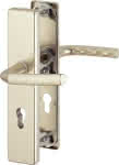 HOPPE SI-Drückergarnitur,1117/2221A/2440 LS eck.,12mm ES0/PZ 72/8 F2 TS