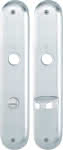 HOPPE Langschildpaar 273P,oval ohne Nocken WC/S 78,TS 37-42 F1