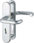 HOPPE SI-Drückergarnitur,FS-138F/3331/3310 LS ov.,12mm ES1/PZ 72/9 F1 TS