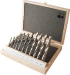 Holzspibo.Stz.HSS Profi,11-tlg. 4-16mm R Fisch