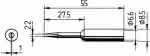 Lötspitze ERSADUR Nr. 832 2,2 mm meißel, verlängert Ersa