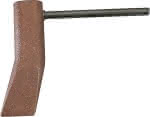 Kupferstück Hammerform m.,Eisenstift gerade für,Propan-Handgriff 250 g