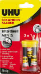 UHU Sekundenkleber,super-minis 3x1g